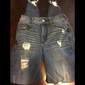 Express high waisted distressed Jeans
